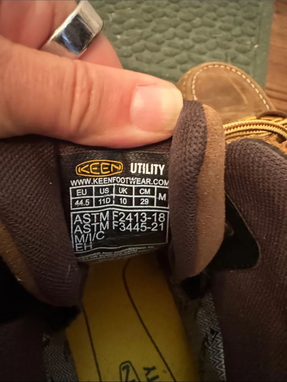 Keen Men's Brown Leather Utility Work Boots
